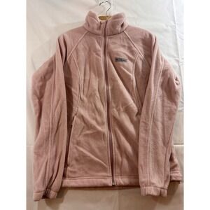 Columbia‎ Women's Light Pink Fleece Jacket Size Large